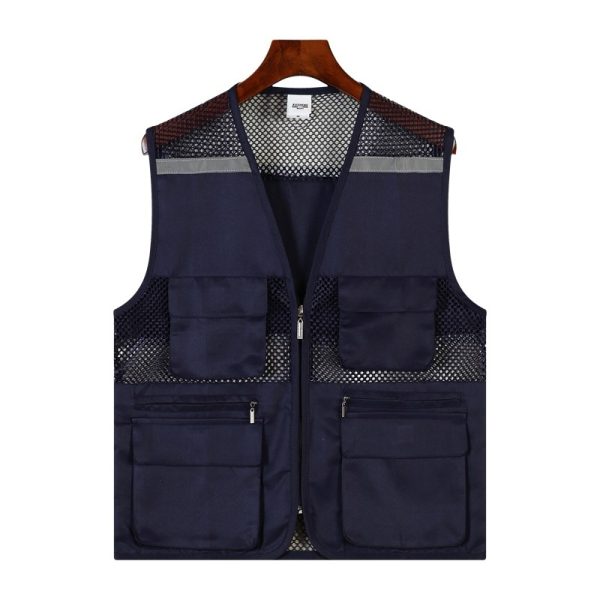 ⁦Adult Children's Clothing Multi-pocket Reflective Waistcoat⁩ - الصورة ⁦3⁩
