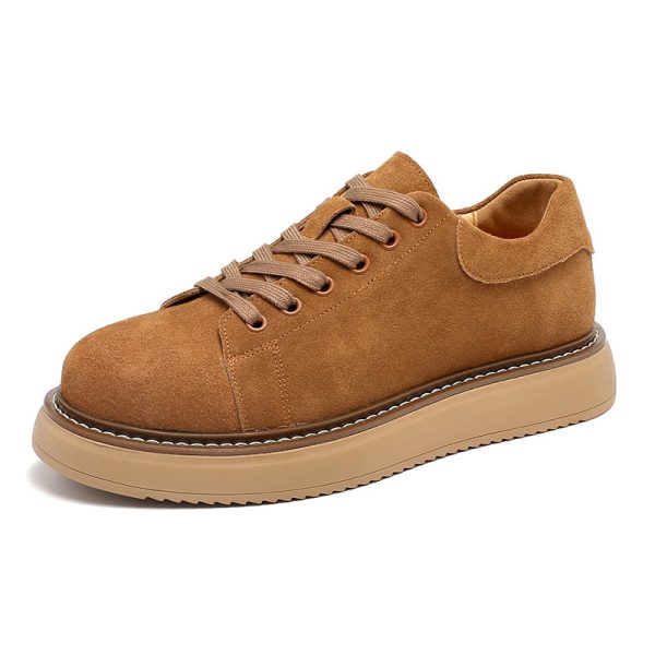 ⁦Suede Retro Workwear Shoes For Men⁩ - الصورة ⁦3⁩