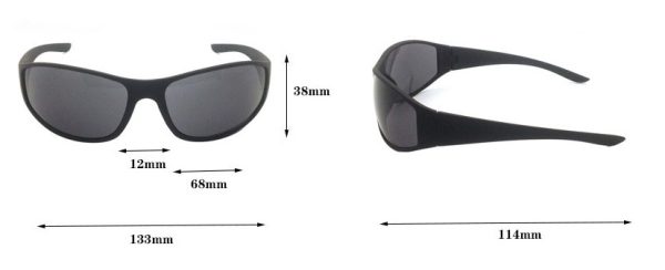 ⁦Fashion Full Frame Athletic Glasses⁩ - الصورة ⁦2⁩