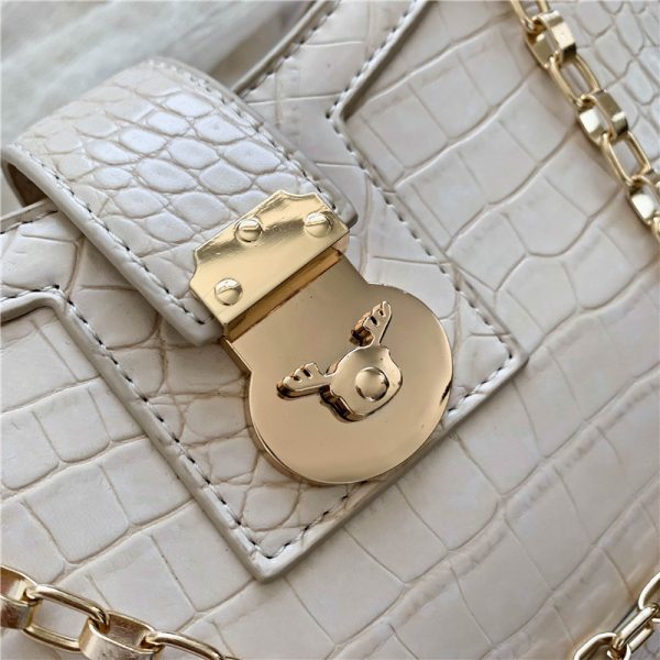 ⁦Women's bag new Korean version chain armpit bag baguette chain shoulder bag⁩ - الصورة ⁦4⁩