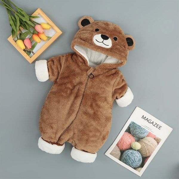 ⁦Clothes Plus Cotton Onesies, Cotton Clothes, Baby Clothes, Baby Clothes⁩ - الصورة ⁦5⁩