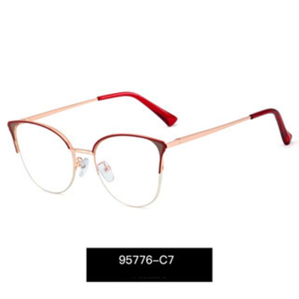 ⁦Women's Fashion Half Frame Blue Light Blocking Glasses⁩ - الصورة ⁦9⁩