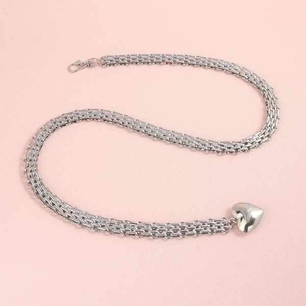 ⁦Men And Women Design Fashion Love Chain Pendant Waist Chain Metal Accessories Cute Chain⁩ - الصورة ⁦7⁩