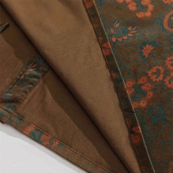 ⁦Autumn New Floral Shirt Vintage Shirt⁩ - الصورة ⁦5⁩
