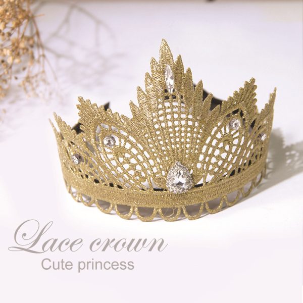 ⁦New European And American Children's Birthday Crown Hair Accessories Holiday Party⁩ - الصورة ⁦2⁩
