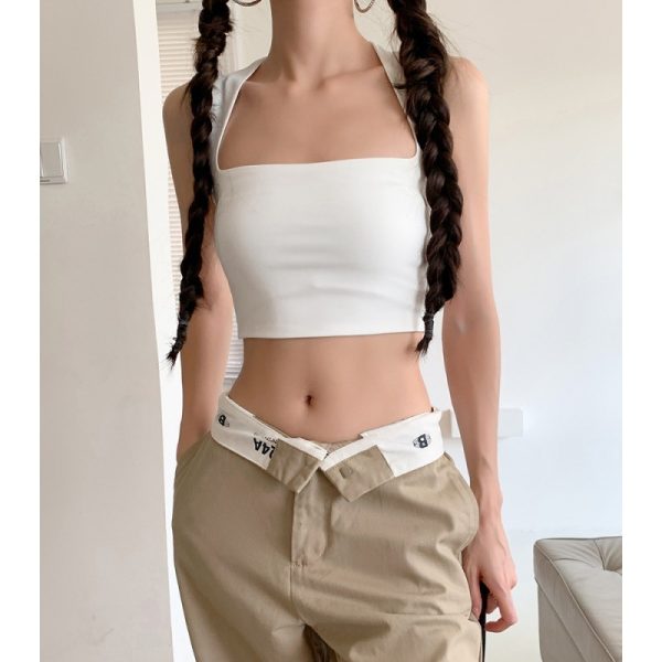 ⁦Sling Short Sports Tank Top T-shirt Women⁩ - الصورة ⁦5⁩