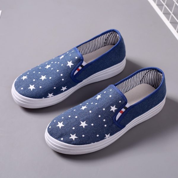 ⁦Ladies Fashion Personality Explosive Canvas Shoes⁩ - الصورة ⁦3⁩