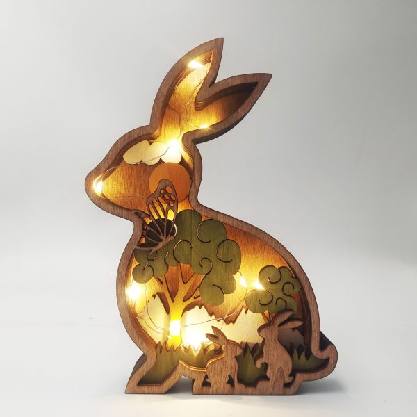 ⁦Wooden Crafts Decoration Creative Home Decoration⁩ - الصورة ⁦8⁩