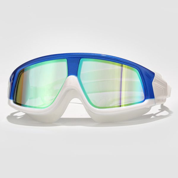 ⁦Swimming goggles  swimming goggles HD waterproof anti-fog goggles swimming goggles large box HD goggles⁩ - الصورة ⁦2⁩