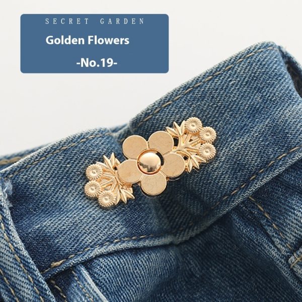 ⁦Waist Button Metal Buckle Nail-free Snap Fastener⁩ - الصورة ⁦10⁩