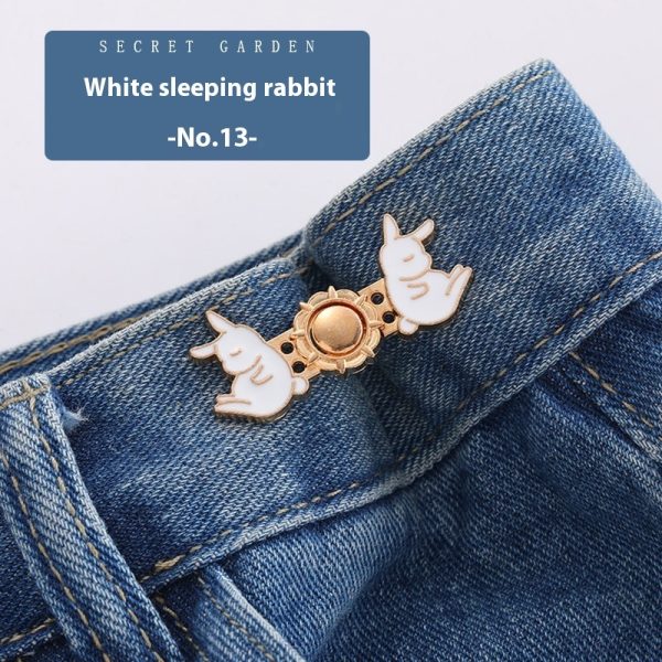 ⁦Waist Button Metal Buckle Nail-free Snap Fastener⁩ - الصورة ⁦4⁩