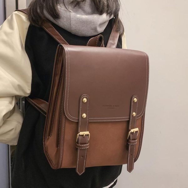 ⁦Women's Fashion Backpack Large Capacity Versatile⁩ - الصورة ⁦4⁩