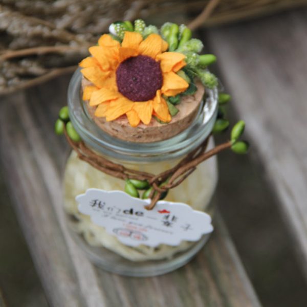 ⁦SUNFLOWER Diy Garland Accessories Wedding Candies Box Accessories Small Sunflower Bouquet⁩ - الصورة ⁦6⁩