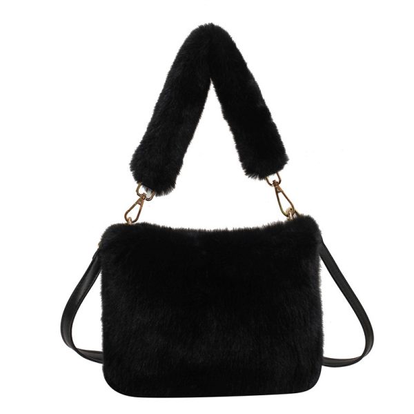 ⁦Women's Fashion Casual Plush Crossbody Bag⁩ - الصورة ⁦5⁩