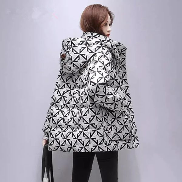 ⁦Women's Mid-length Down Cotton-padded Jacket⁩ - الصورة ⁦2⁩