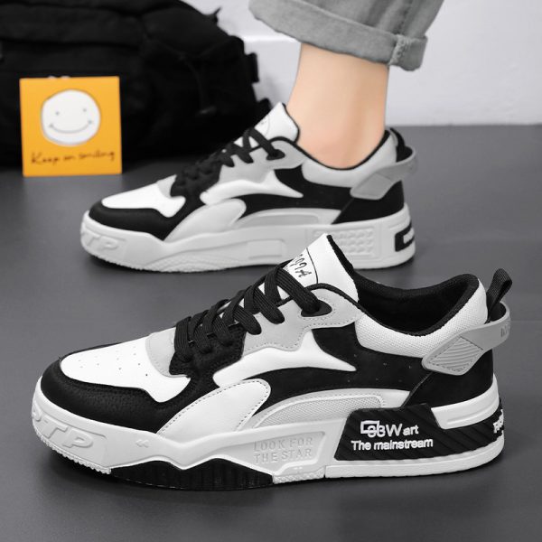 ⁦New Breathable White Shoes For Men⁩ - الصورة ⁦3⁩