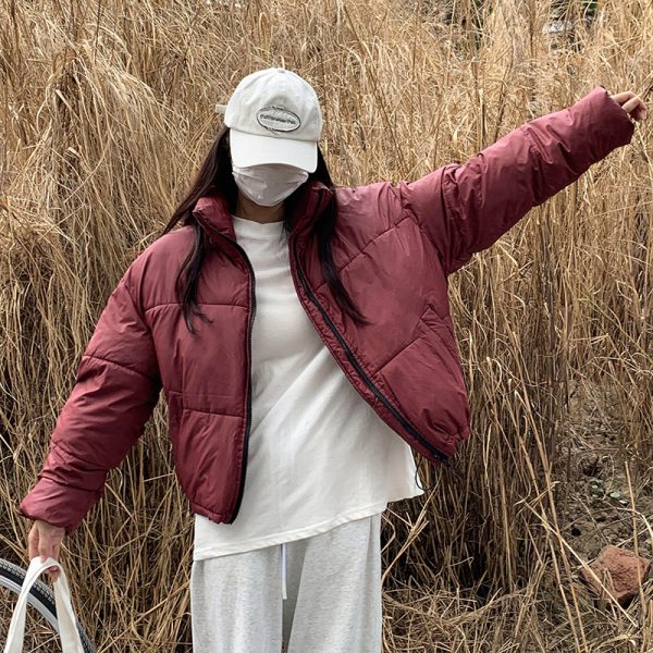 ⁦Women's Short Winter Bread Coat⁩ - الصورة ⁦3⁩