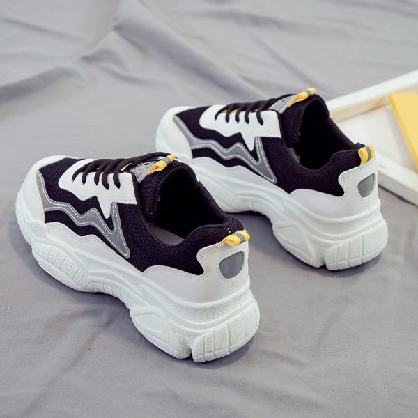 ⁦All-match Casual Running Small White Board Shoes⁩ - الصورة ⁦3⁩