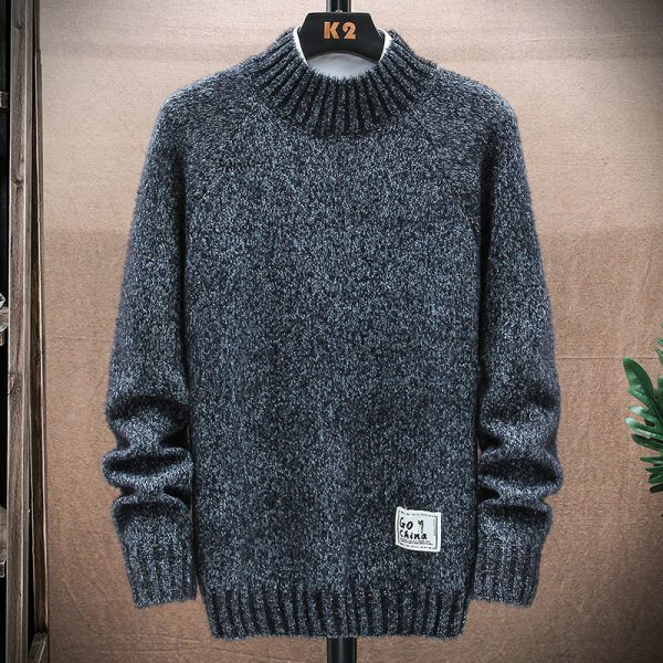 ⁦Teenagers Wear Knitted Sweater Tops And Bottoming Shirts⁩ - الصورة ⁦5⁩