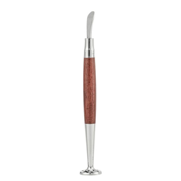 ⁦Concave Spoon Flower Anti-flameout Tobacco Pipe Pressing Bar Rosewood Pipe Accessories⁩ - الصورة ⁦7⁩