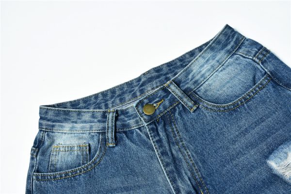 ⁦Ripped jeans personality women⁩ - الصورة ⁦7⁩