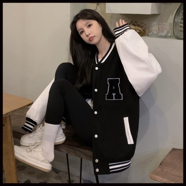 ⁦New Loose And Slim Tops Long-sleeved Jackets Short Coats⁩ - الصورة ⁦3⁩