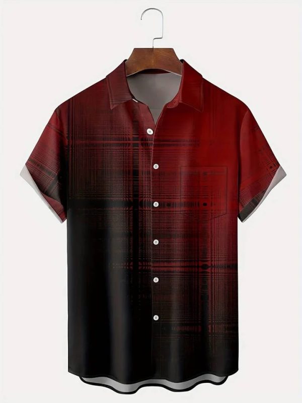 ⁦Summer Youth Men's Printed Shirts⁩ - الصورة ⁦5⁩