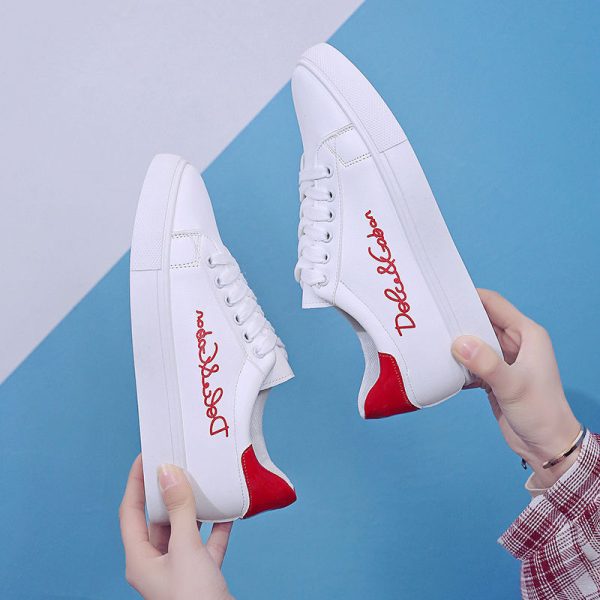 ⁦Spring Flat Net Red Board Shoes Summer Student Sports Casual Shoes⁩ - الصورة ⁦5⁩