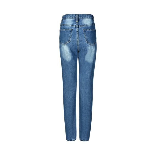 ⁦Ripped jeans personality women⁩ - الصورة ⁦6⁩