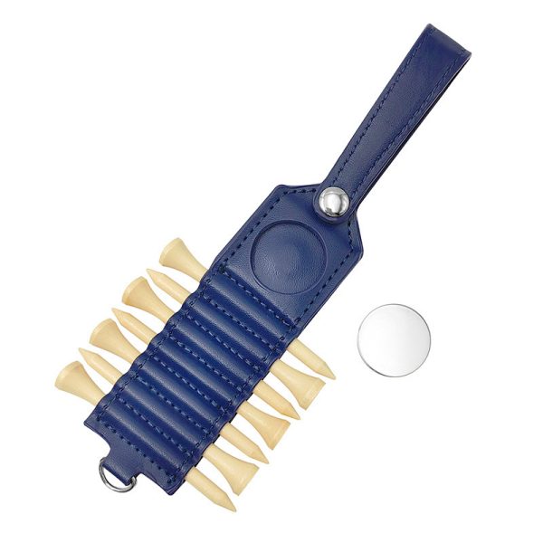 ⁦Golf Ball Nail Storage Leather Case Outdoor Sports Accessories Ball Nail Tag⁩ - الصورة ⁦5⁩