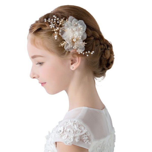 ⁦Children's Dress Flower Hair Accessories Headband Girls Performance⁩ - الصورة ⁦2⁩