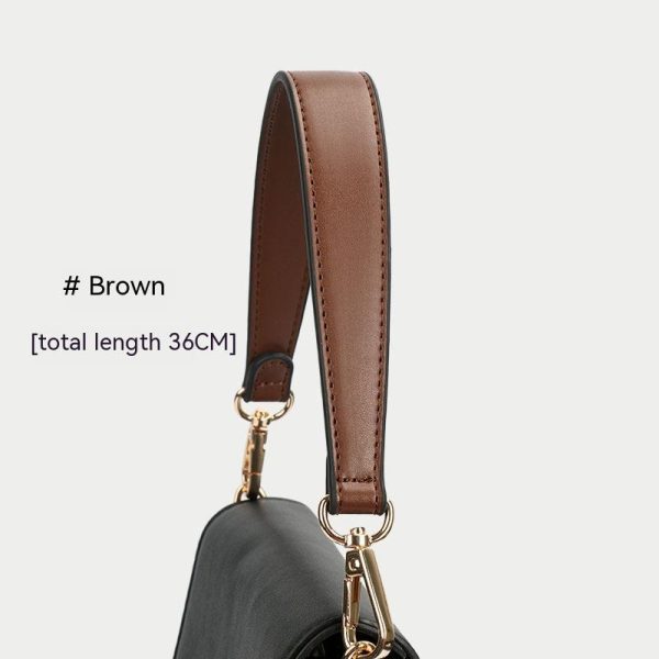 ⁦Bucket Bag Short Leather Shoulder Strap Accessories⁩ - الصورة ⁦8⁩