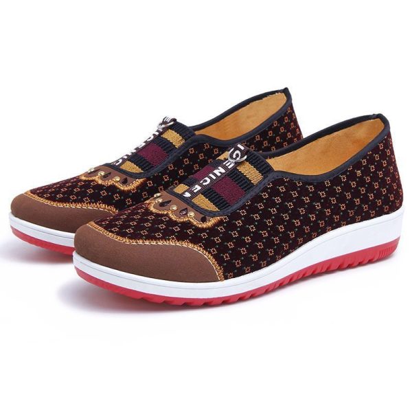 ⁦Softsoled Nonslip Middleaged And Elderly Casual Cloth Shoes⁩ - الصورة ⁦5⁩