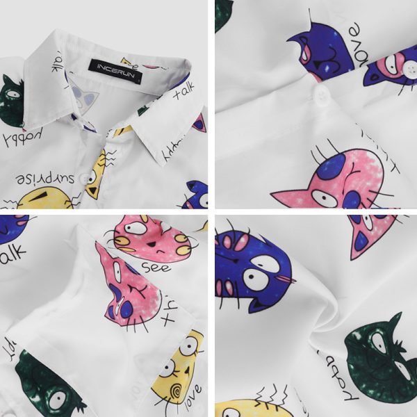 ⁦Slim Tops men shirts Printed⁩ - الصورة ⁦2⁩