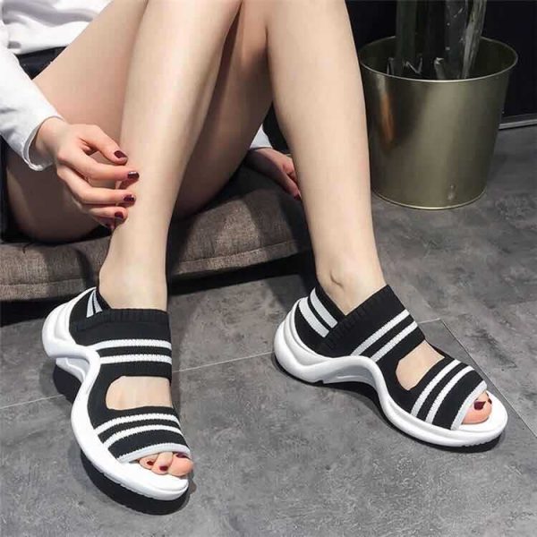 ⁦Women's casual bottomed sandals⁩ - الصورة ⁦8⁩