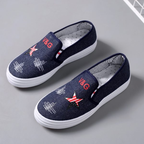 ⁦Ladies Fashion Personality Explosive Canvas Shoes⁩ - الصورة ⁦2⁩