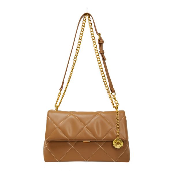 ⁦Women's Fashion Diamond Chain Messenger Bag⁩ - الصورة ⁦9⁩