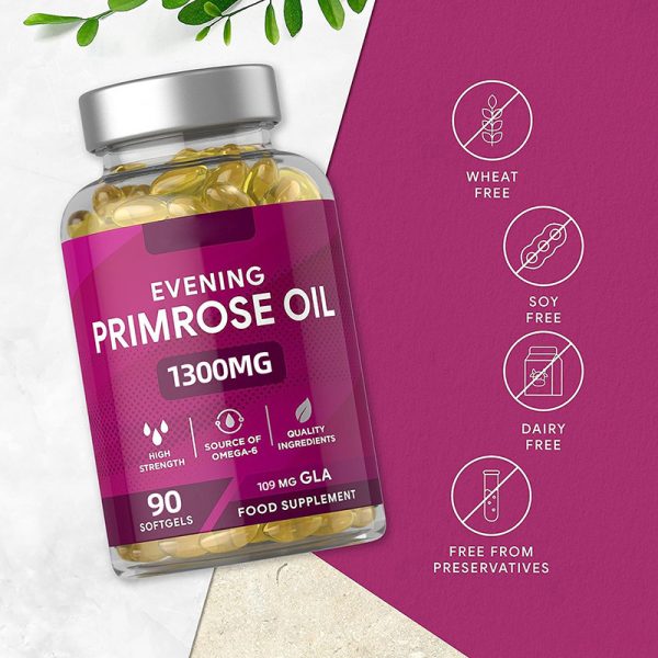 ⁦90 Evening Primrose Soft Capsules⁩ - الصورة ⁦3⁩