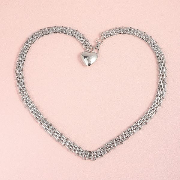 ⁦Men And Women Design Fashion Love Chain Pendant Waist Chain Metal Accessories Cute Chain⁩ - الصورة ⁦9⁩