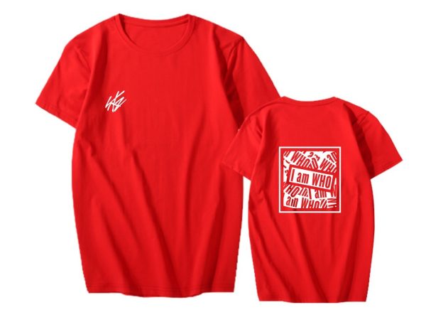 ⁦Straykids combination I am WHO should support clothes men and women with short-sleeved T-shirts⁩ - الصورة ⁦5⁩