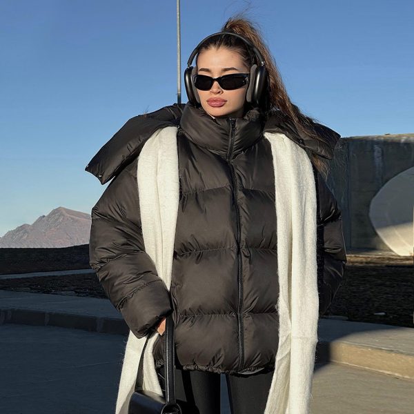 ⁦Women's Bread Coat Warm Loose Padded Coat⁩ - الصورة ⁦3⁩
