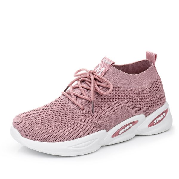 ⁦Women's Breathable Running Shoes Fly Weave Leisure Sports⁩ - الصورة ⁦8⁩