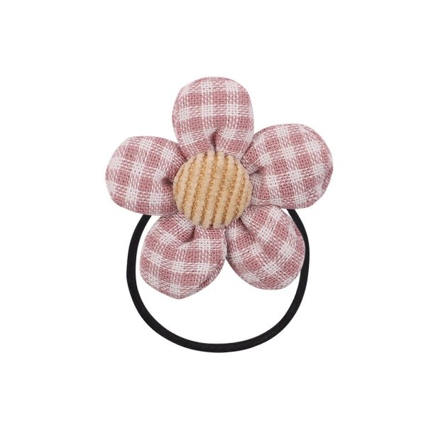 ⁦Cute Children Color Flower Rope Student Hair Band Hair Rope Hair Accessories⁩ - الصورة ⁦6⁩