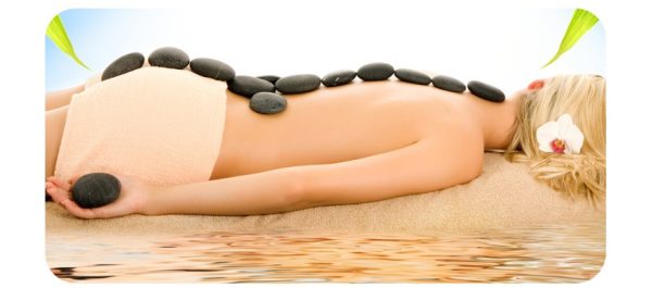 ⁦Beauty SPA Health Massage Energy Stone Natural Volcanic Hot Stone Back Essential Oil Massage Hot Stone⁩ - الصورة ⁦5⁩