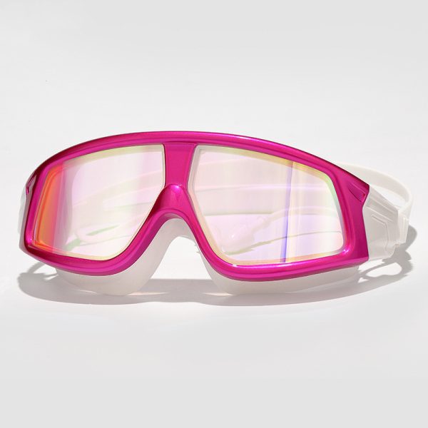 ⁦Swimming goggles  swimming goggles HD waterproof anti-fog goggles swimming goggles large box HD goggles⁩ - الصورة ⁦8⁩