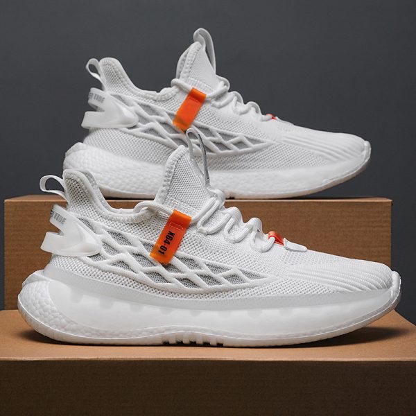 ⁦Mesh Sneakers Men Lace Up Running Shoes⁩ - الصورة ⁦9⁩