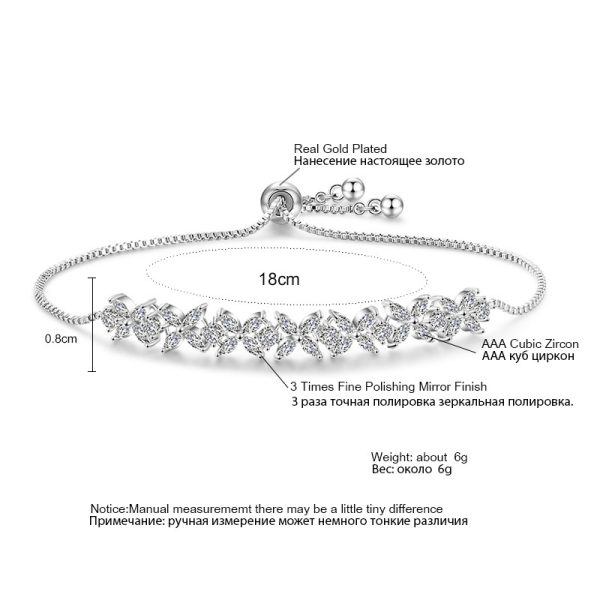 ⁦Personalized Simple Fashion Trending New Push-pull Bracelet⁩ - الصورة ⁦2⁩