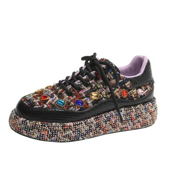 ⁦Board Shoes Thick Sole Low-cut Fashion Sports⁩ - الصورة ⁦7⁩