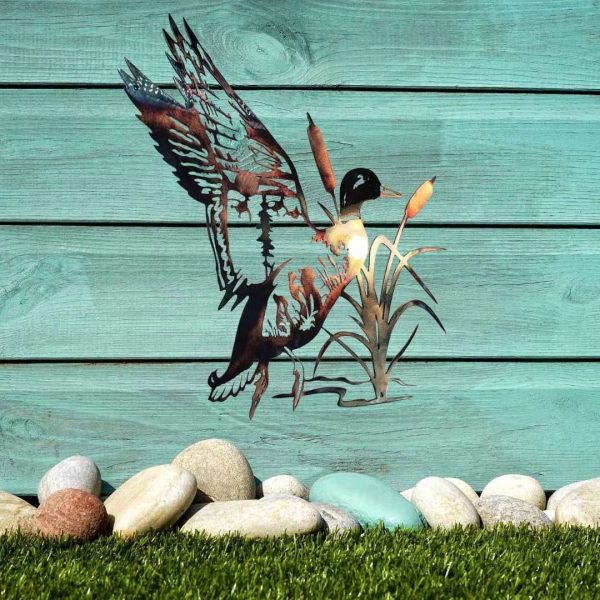 ⁦Home Decor Mallard Alloy Wall Art⁩ - الصورة ⁦4⁩