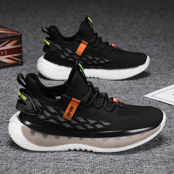 ⁦Mesh Sneakers Men Lace Up Running Shoes⁩ - الصورة ⁦6⁩